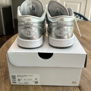 Nike Women’s- Air Jordan 1 Low SE - Metallic